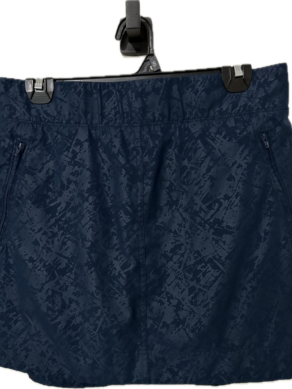 Orvis Embossed Pull-On Travel Skort | Size M | Navy Blue - Picture 5 of 9